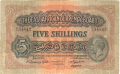 East Africa 5 Shillings,  1. 1.1933